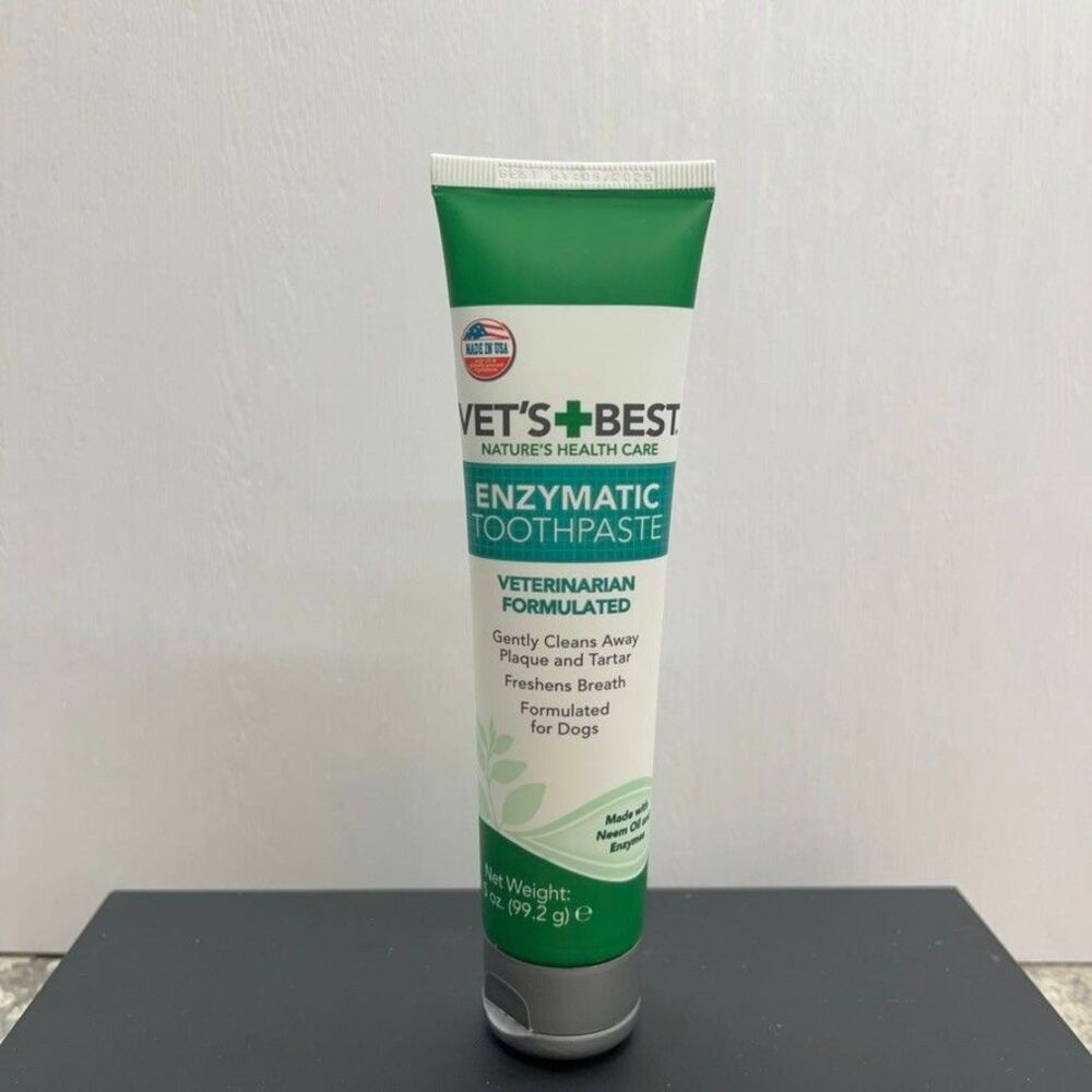 Vet's Best Enzymatic Dogs Health Care Fresh Breath Dental Gel Toothpaste 3.5 oz